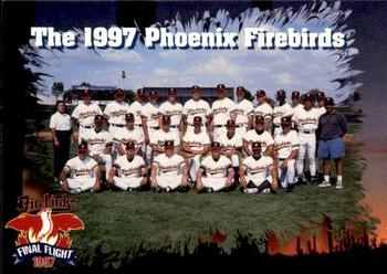 1997 Phoenix Firebirds #NNO Team Picture Front