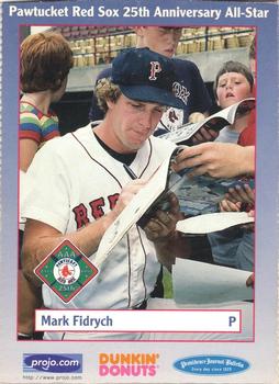 1997 Dunkin' Donuts Pawtucket Red Sox 25th Anniversary All-Stars #NNO Mark Fidrych Front