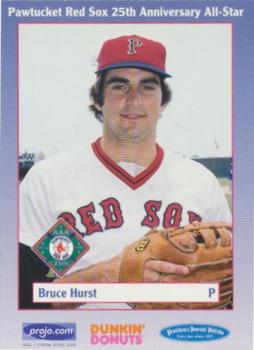 1997 Dunkin' Donuts Pawtucket Red Sox 25th Anniversary All-Stars #NNO Bruce Hurst Front