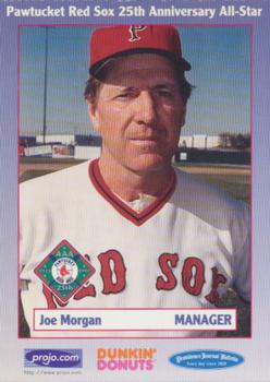 1997 Dunkin' Donuts Pawtucket Red Sox 25th Anniversary All-Stars #NNO Joe Morgan Front