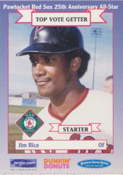 1997 Dunkin' Donuts Pawtucket Red Sox 25th Anniversary All-Stars #NNO Jim Rice Front