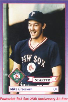 1997 Pawtucket Red Sox 25th Anniversary #NNO Mike Greenwell Front