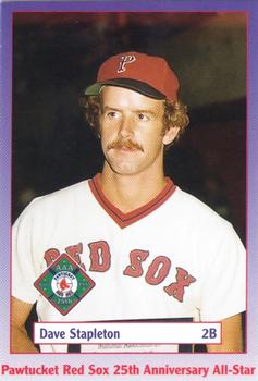 1997 Pawtucket Red Sox 25th Anniversary #NNO Dave Stapleton Front