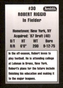 1997 Ogden Raptors #NNO Robert Riggio Back