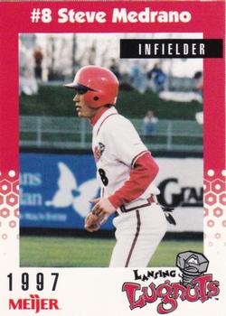 1997 Lansing Lugnuts #NNO Steve Medrano Front