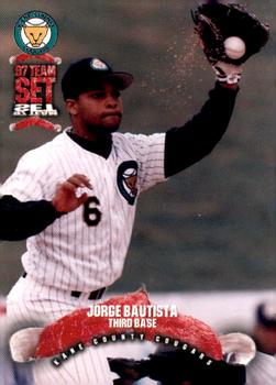 1997 Kane County Cougars #NNO Jorge Bautista Front