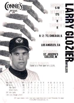 1997 Kane County Cougars #NNO Larry Glozier Back
