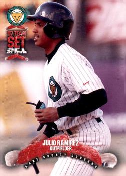 1997 Kane County Cougars #NNO Julio Ramirez Front