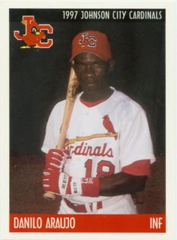 1997 Johnson City Cardinals #NNO Danilo Araujo Front