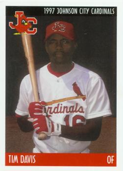 1997 Johnson City Cardinals #NNO Tim Davis Front