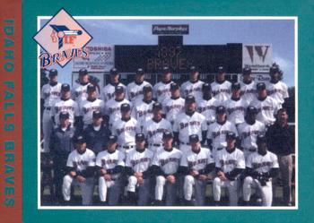 1997 Idaho Falls Braves #NNO Team Picture Front