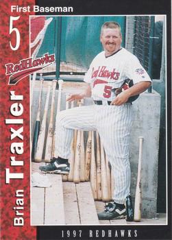 1997 Multi-Ad Fargo-Moorhead RedHawks #8 Brian Traxler Front