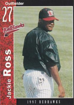 1997 Multi-Ad Fargo-Moorhead RedHawks #12 Jackie Ross Front