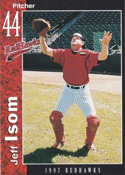 1997 Multi-Ad Fargo-Moorhead RedHawks #15 Jeff Isom Front