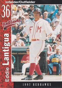 1997 Multi-Ad Fargo-Moorhead RedHawks #24 Eddie Lantigua Front