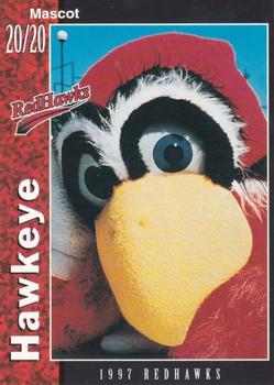 1997 Multi-Ad Fargo-Moorhead RedHawks #26 Hawkeye Front