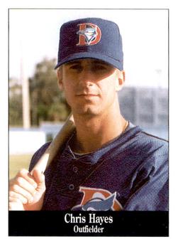 1997 St. Petersburg Times Dunedin Blue Jays Family Night #NNO Chris Hayes Front