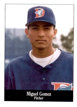 1997 St. Petersburg Times Dunedin Blue Jays Family Night #NNO Miguel Gomez Front