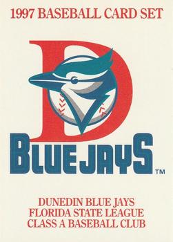 1997 Dunedin Blue Jays #34 Title Card Front