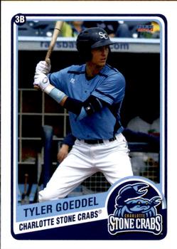 2014 Choice Charlotte Stone Crabs #08 Tyler Goeddel Front