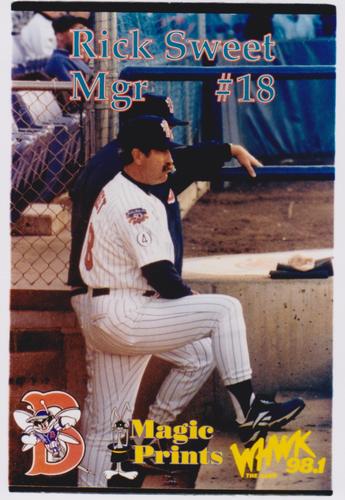 1997 Magic Prints Binghamton Mets #18 Rick Sweet Front