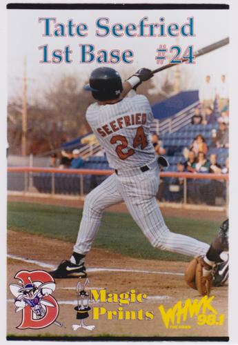 1997 Magic Prints Binghamton Mets #24 Tate Seefried Front