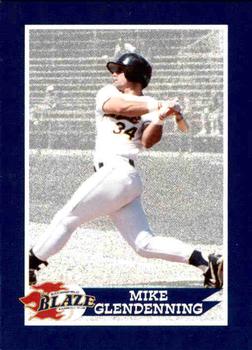 1997 Bakersfield Blaze (SGA) #1 Mike Glendenning Front