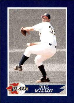 1997 Bakersfield Blaze (SGA) #3 Bill Malloy Front