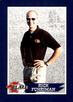1997 Bakersfield Blaze (SGA) #29 Rick Fuhriman Front