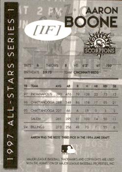 1997 Arizona Fall League #NNO Aaron Boone Back