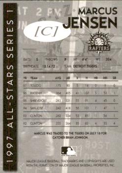 1997 Arizona Fall League #NNO Marcus Jensen Back