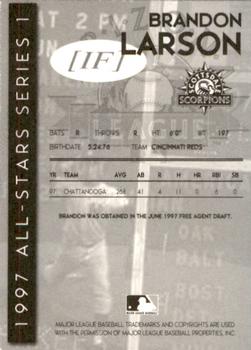 1997 Arizona Fall League #NNO Brandon Larson Back