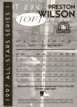 1997 Arizona Fall League #NNO Preston Wilson Back