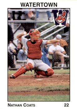 1996 Watertown Indians #NNO Nathan Coats Front
