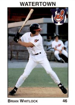 1996 Watertown Indians #NNO Brian Whitlock Front