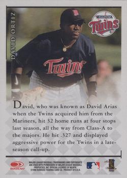 1998 Donruss - 1998 Donruss Signature Series Previews #NNO David Ortiz Back