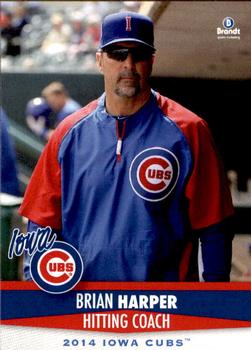 2014 Brandt Iowa Cubs #2 Brian Harper Front
