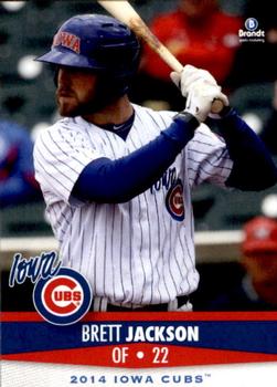 2014 Brandt Iowa Cubs #16 Brett Jackson Front