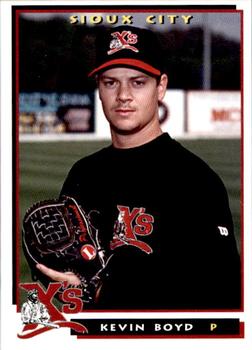 1996 Sioux City Explorers #21 Kevin Boyd Front