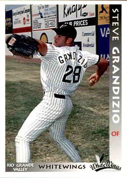 1996 Grandstand Rio Grande Valley WhiteWings #RW10 Steve Grandizio Front