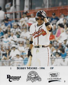 1996 Richmond Camera Richmond Braves #5 Bobby Moore Front