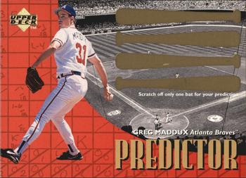 1997 Upper Deck - Predictors #P3 Greg Maddux Front