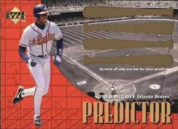 1997 Upper Deck - Predictors #P4 Fred McGriff Front