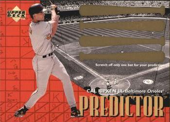 1997 Upper Deck - Predictors #P7 Cal Ripken Jr. Front