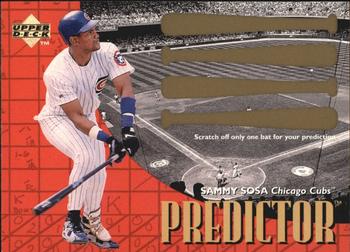 1997 Upper Deck - Predictors #P9 Sammy Sosa Front
