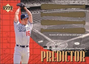 1997 Upper Deck - Predictors #P17 Hideo Nomo Front