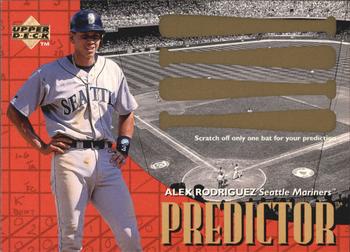 1997 Upper Deck - Predictors #P27 Alex Rodriguez Front