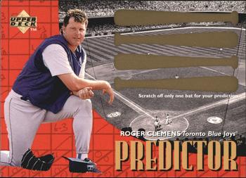 1997 Upper Deck - Predictors #P30 Roger Clemens Front