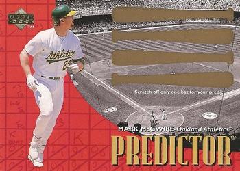 1997 Upper Deck - Predictors #P21 Mark McGwire Front