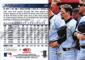 1998 Donruss Collections Donruss #26 Jeff Bagwell Back